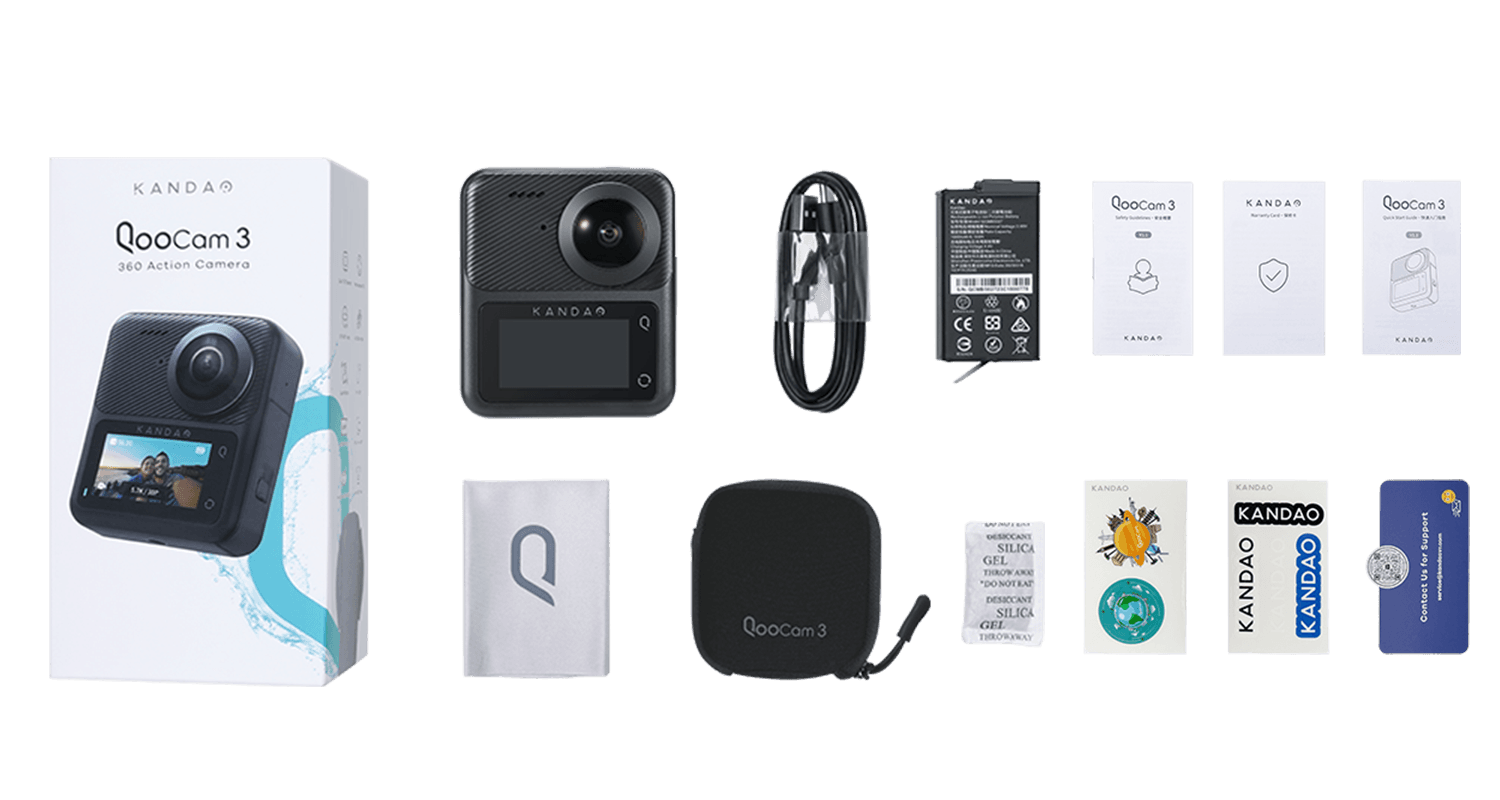 QooCam 3 | 5.7K 360 Camera | 62MP Photo | IP68 Waterproof