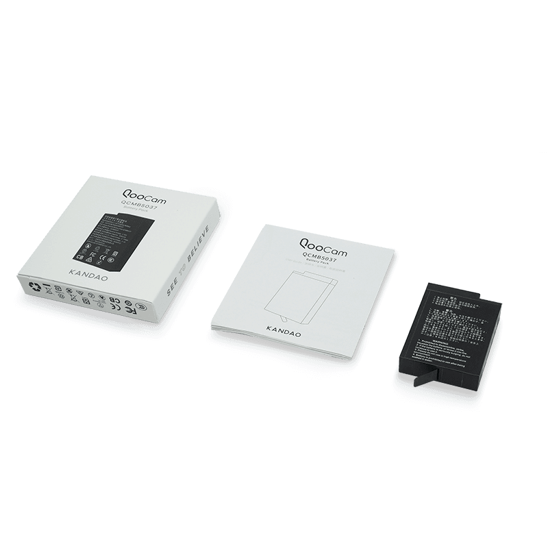 QooCam 3 Ultraバッテリー | 2280 mAh リチウムイオンポリマー